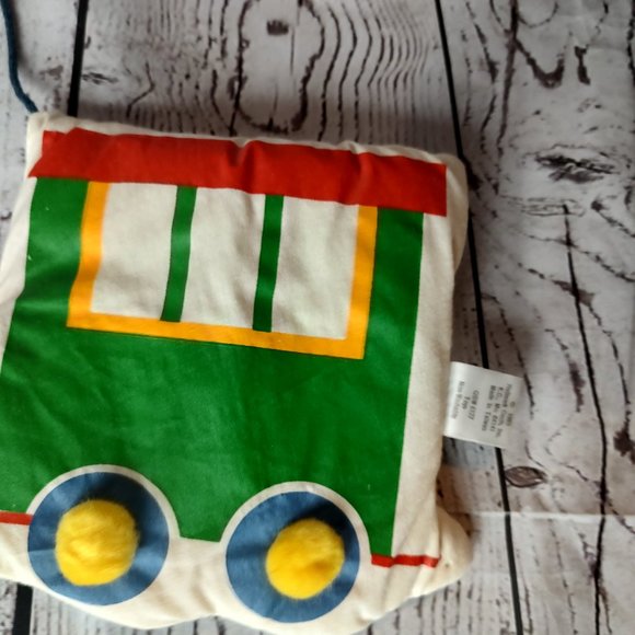 vintage Hallmark cards 1983 made in Taiwan fabric train wall hanger nursery deco - Picture 5 of 11